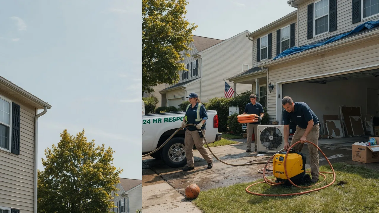 Emergency Water Damage Restoration in Broomes Island, MD near me